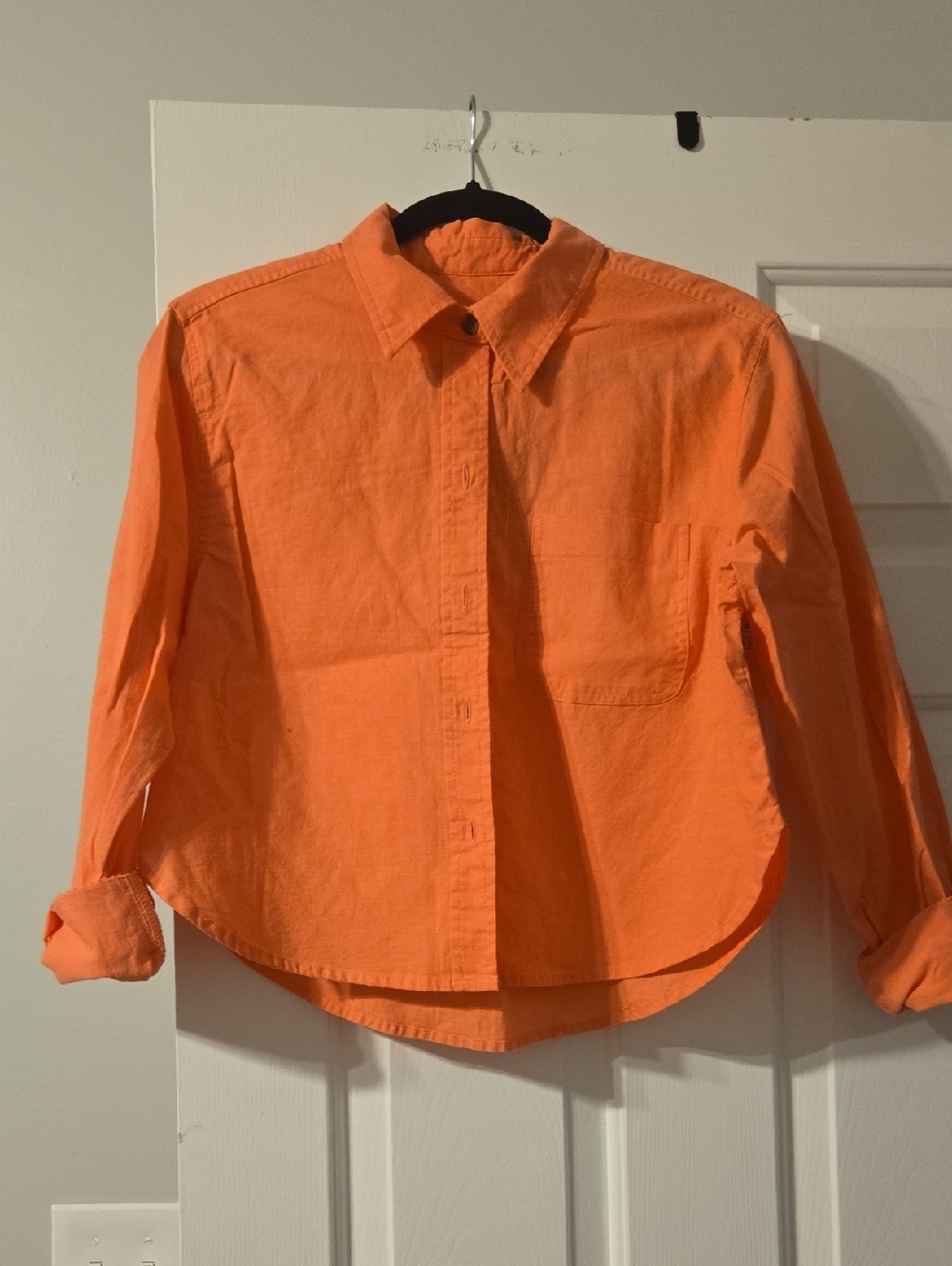 Coral Button-Up Shirt